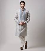 Fawn all over zig zag print kurta set