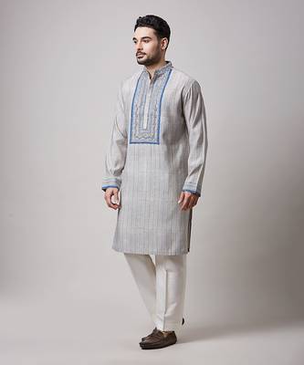 Fawn all over zig zag print kurta set 2