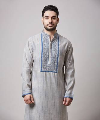 Fawn all over zig zag print kurta set 3
