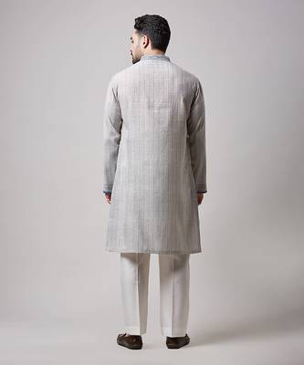 Fawn all over zig zag print kurta set 4