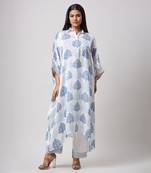 Modal mughal motif kaftan set