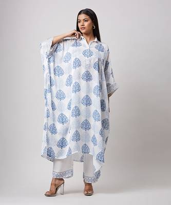Modal mughal motif kaftan set 2