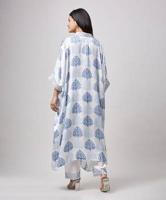 Modal mughal motif kaftan set 4