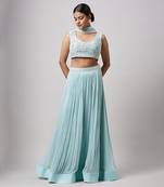 Sea Green Lehenga Set