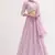 Lilac Georgette  Sequin and Threadwork Embroidery Lehenga Choli