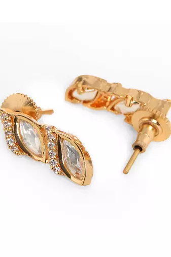 white diamond earrings