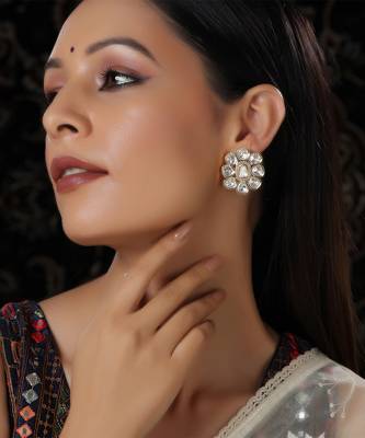 white diamond earrings 1
