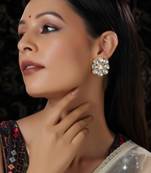 white diamond earrings