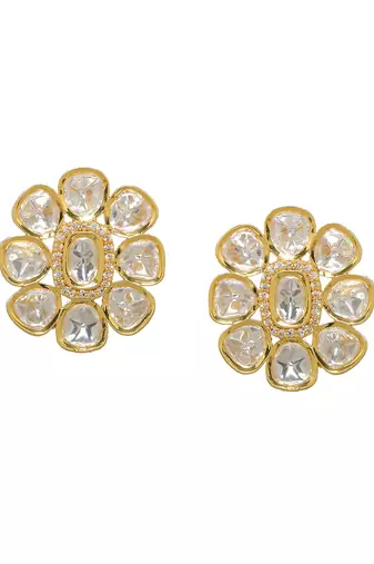 white diamond earrings