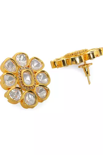 white diamond earrings