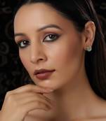 white diamond earrings