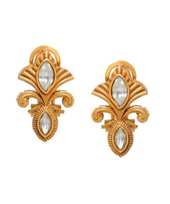 white diamond earrings 1