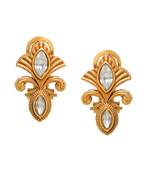 white diamond earrings