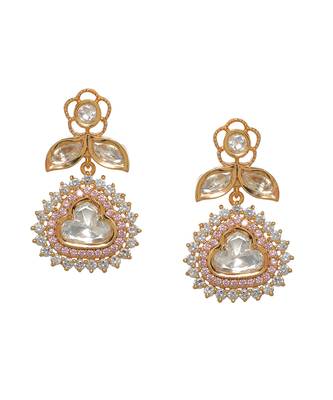 white diamond earrings 1