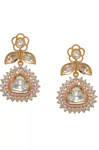white diamond earrings
