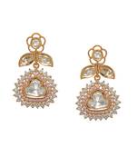 white diamond earrings