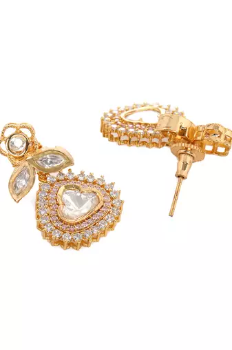 white diamond earrings