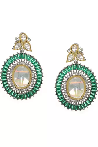 white diamond earrings