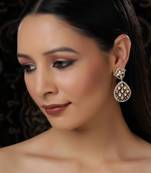 white diamond earrings