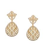 white diamond earrings