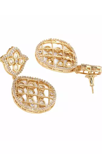 white diamond earrings