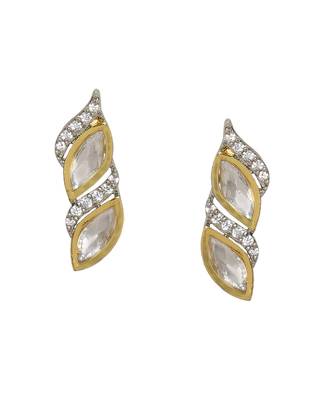 white diamond earrings 1