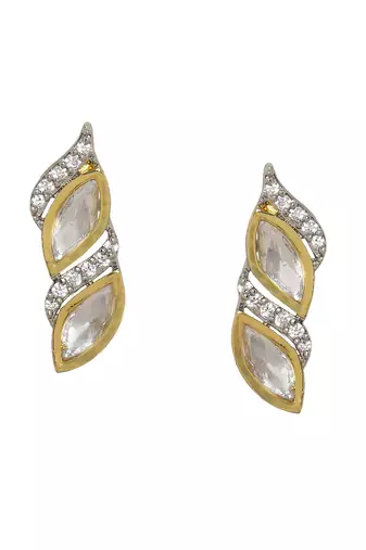white diamond earrings