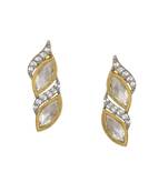 white diamond earrings