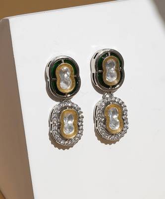 white diamond earrings 2