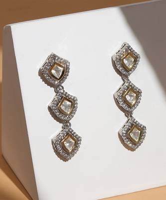 white diamond earrings 3