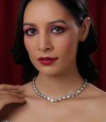 white diamond necklaces