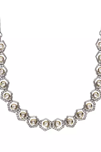 white diamond necklaces