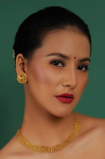 Gold plated necklace-sets