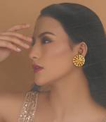 Gold plated earrings