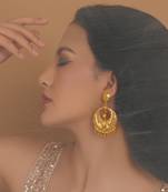 Gold plated earrings