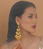 Gold plated earrings