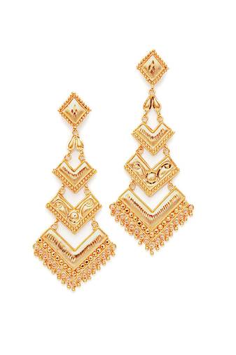 Gold plated earrings
