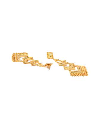 Gold plated earrings 4