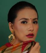 Gold plated earrings