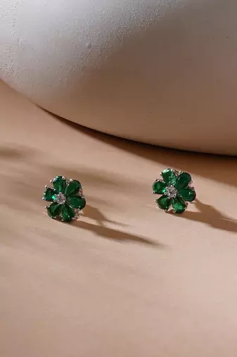 Stone earrings