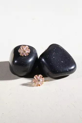 Stone earrings