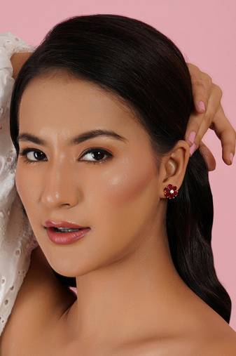 Stone earrings