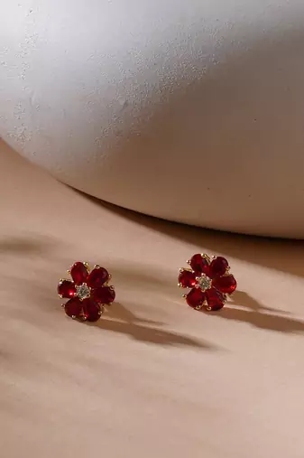 Stone earrings