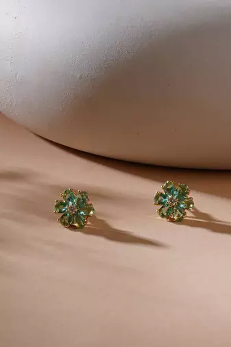 Stone earrings