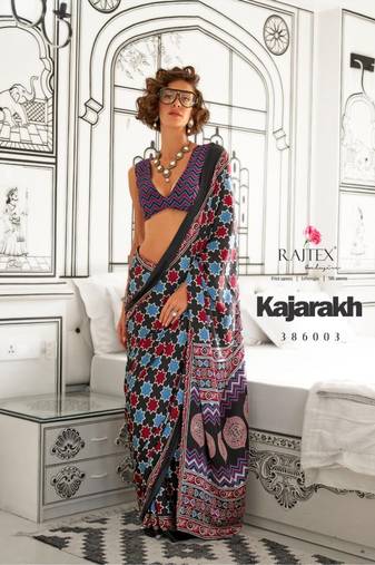 Women Sky Blue Banarasi Silk Saree  And Silk Rich Pallu Saree With Blouse For Women