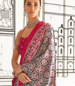 Women Red Banarasi Silk Saree  And Silk Rich Pallu Saree With Blouse For Women