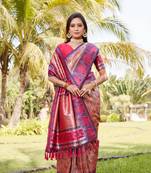 Boutique collection kanjivaram soft silk saree with blouse fabric