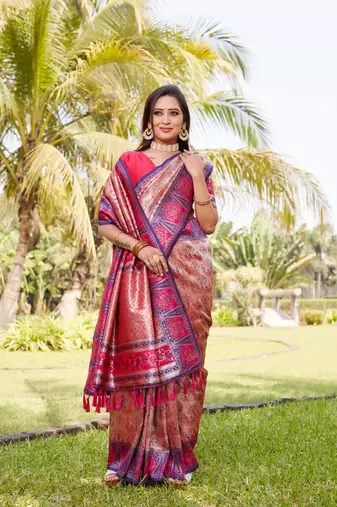 Boutique collection kanjivaram soft silk saree with blouse fabric