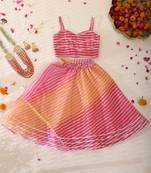 Girl's Rani Yellow Lehenga Set