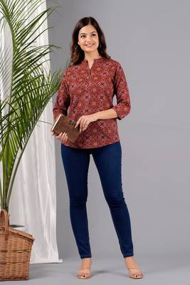 Anushil women's kurti & tops|stylish, latest cotton kurti, top collection|trendy, short & stylish kurti & tops 2